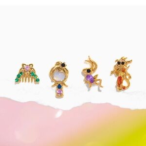 Disney’s Mulan Earrings Set, Disney Mulan Earrings